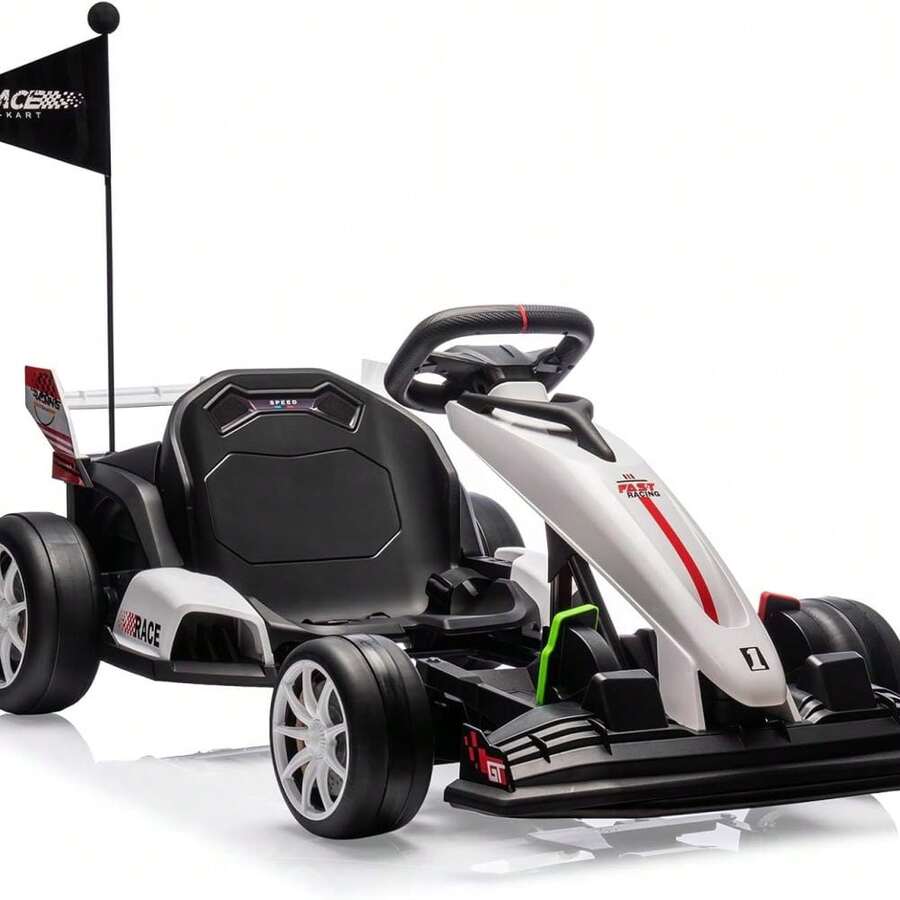 Kids Electric Vehicles - White - View 1