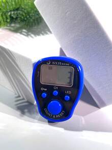 1 件多功能便捷电子计数器，带灯，多通道计数器，多功能锁定 5 通道显示屏，手指式计数环，适用于祈祷计数、仓库计数、人数计数等。 - 彩色 - 查看 5