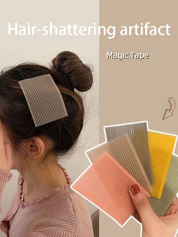 1 Stück/5 Stück bunte Nylon Haar Locken Schwarz Haken Gebrochene Haar Aufkleber Klettverschluss Selbstklebende Pony Aufkleber, Reiseaccessoires, Reisenotwendigkeiten, Frisur, Haarpflege, Haar, Reise, Haarprodukte, Haarwerkzeuge, Haarsachen, Friseur, Friseur Zubehör, Friseursalon, Friseurausrüstung