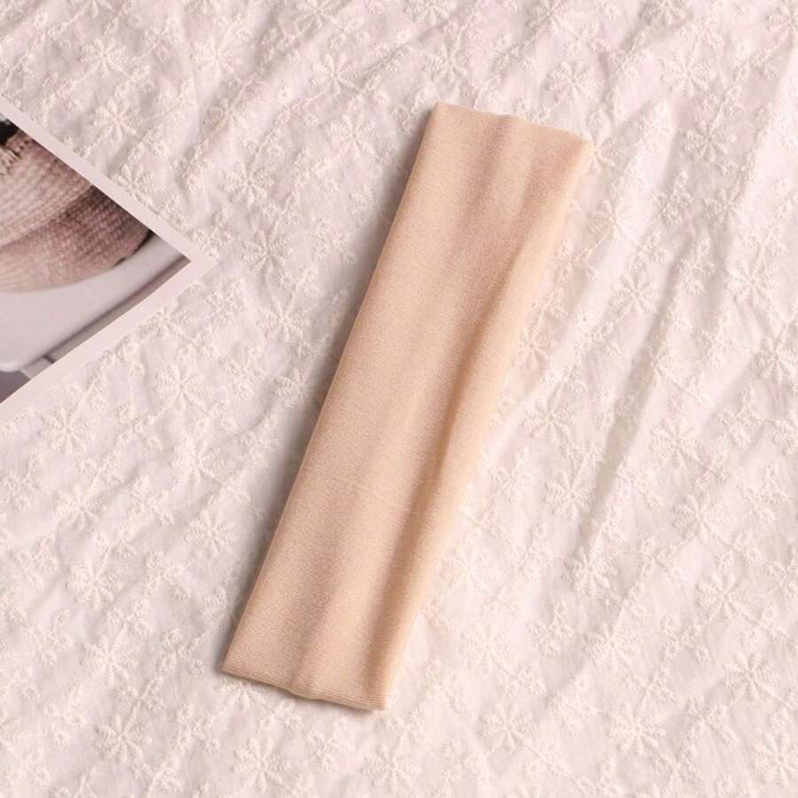 Elastic Mesh Headband Sports Headband Fitness Yoga Gym Day Day - 米色 - 查看 1