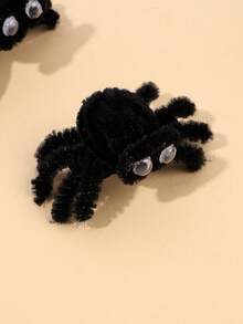 2 pezzi Fermagli per capelli a forma di ragno stile gotico punk per ragazze, fiocco per capelli nero per Ognissanti, accessori per capelli per feste di Ognissanti, regalo perfetto di Ognissanti per ragazze, accessori per capelli