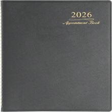 Agenda de citas_Planificador 2026 - Agenda semanal de citas 2026, enero 2026 - diciembre 2026, 826" X 114", Planificador diario_por horas con pestañas, intervalos de 15 minutos, con espiral - Morado - ColorC - Ver 1