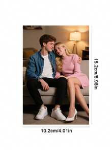 1pc Custom Folding Photo Album, Customized Postcards, Photos, Contains 9 Photos, Can Be Customized With Your Own Photos, Card Storage, Photo Memory Book, Diy Collage Style, Foldable Scrapbook, With Card Stock Pages, Khaki Portable Photo Organizer, Suitable For Weddings, Family Events, Souvenirs And Gift Storage, Photo Storage Box