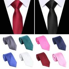 Men Solid Classic Ties Formal Striped Business 8cm Slim Necktie For Wedding Tie Skinny Groom Cravat