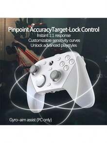 GAMESIR G7 Pro Game Controller With Anti-Drift Hall Effect Motion Control For Long Life. Dual Triggers For Stable Operation. Plug-And-Play For All Platforms. No Adjustments Required Out Of The Box. Compatible With Multiple Devices. - White - View 3