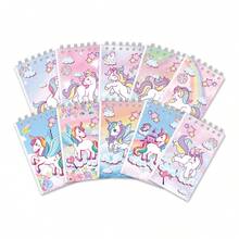 12pcs Unicorn Coil Notebook, Student Notebook, Word Notebook, Coil Notebook, Material Notebook, Notepad, School Stationery, Student Prize, Party Notepad, Back-To-School Stationery Supplies, Christmas Notepad