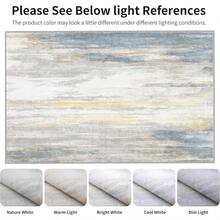 Area Rug Modern Abstract Design Short Pile Carpet NonSlip Backing Perfect For Living Room And Bedroom Machine Washable Rugs Soft And Comfortable For Indoor Use (Bluegrey 200*300cm