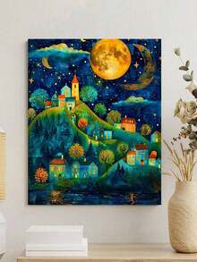 40 * 50 سم طقم رسم بالأرقام DIY، مجموعة لوحات زيتية فنية لديكور غرفة النوم وزخرفة الجدران، طريقة رسم بسيطة وممتعة، لا يتطلب أساس رسم، حقق حلم الرسام الخاص بك، انغمس في العالم الملون، كل لمسة هي تعبير عن الذات، أضف الرومانسية إلى الحياة، أفضل هدية للعائلة والأصدقاء