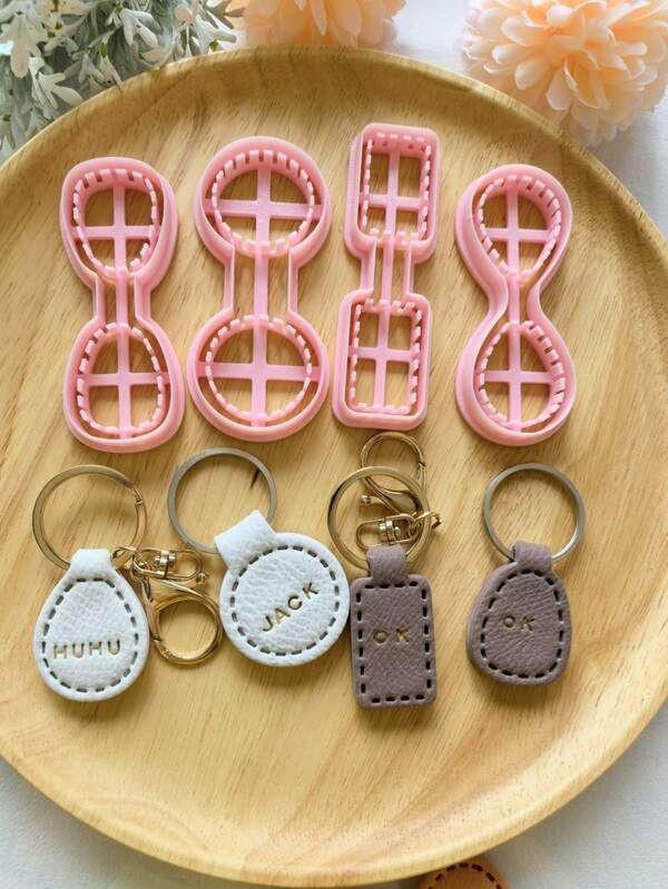 قوالب قطع الطين البوليمري للمفاتيح الإبداعية، لصنع المجوهرات والأقراط DIY، قوالب مثالية لصنع المجوهرات الصغيرة من الطين، هدية مثالية للهواة DIY