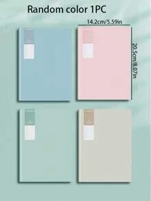 4 quyển sổ A5/B5, 36 tờ/sổ, sổ nhật ký dễ thương, sổ tay học sinh và giáo viên, màu sắc ngẫu nhiên - Nhiều màu - Xem 13
