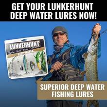 Lunkerhunt - Crankbaits de Buceo Profundo para Pesca de lubina (Paquete de 4) |   Kit de señuelos de Pesca de Agua Profunda Anzuelo Duro para Agua Salada - Paquete de 4 aguas profundas - Ver 3