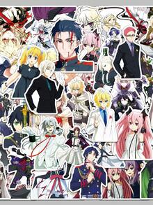 50pcs Anime Stickers, The Seraph Of The End Stickers, Anime Decor, Anime Merchandise, Cool Stickers, Anime Decoration, Anime Gift, Anime Toys, Waterproof Vinyl Stickers For Laptop, Phone, Car, Skateboard, Water Bottle, Scrapbook, Computer, Notebook - A - View 8