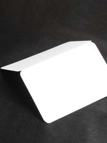 10pcs/Set Ins Style Simple Solid Color Folded Blank Card Foldable Gift Greeting Card Postcard Essential Gift Accessories Giving For Birthdays Celebrations