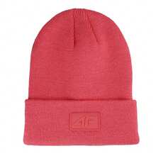 4F U319 Logo Beanie (Red) - Red - View 1