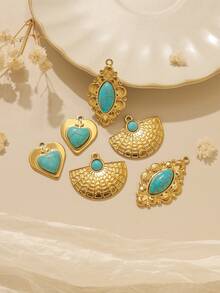 1pc/Pack 304 Stainless Steel Hollow Fish Design Pendant, Fashionable Versatile Accessory Keychain