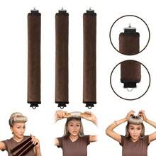 三件套卷发器套装，缎面无热卷发器套装，包含卷发棒、头带卷发器和电卷发器，可睡眠时使用，高回弹橡胶填充，柔软舒适，美发工具，美发用品，旅行必备，旅行，理发师，发型师，理发师配件，情人节礼物，美发用品，发型师，理发店，沙龙，度假必备，美发产品，理发店，情人节礼物，女士旅行必备，发型师工具 - 咖啡棕 - 查看 6