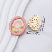 Cute Animal Series Wax Seal Stamps - Perfect For Love Letters, Invitations, Holiday Cards, Journals, Scrapbooking, DIY Crafts - Gold - View 7