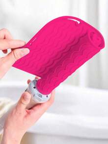 Portable Silicone Heat-Resistant Pad, Straightener, Curling Iron Insulation Pad, Anti Slip And Heat-Resistant Pad, Travel Styling Tool For Travel Dressing Table, Travel Case For Hairdressing Tools - Heat-Resistant Pad, Straightener Pad, And Curling Iron Sleeve