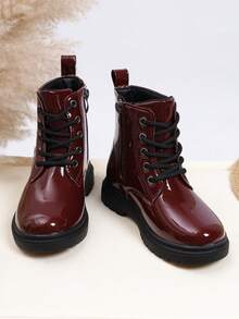 2025秋冬英伦风麂皮靴，少女中筒靴，皮靴，英伦风