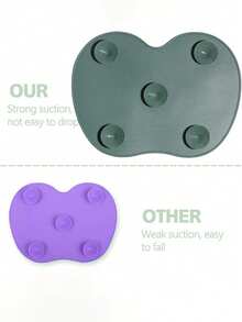 1pc Silicone Make Up Brush Cleaning Mat, Makeup Brush Cleaner Mats, Cosmetic Cleaning Pads, Portable Washing Tool With Suction Cup For Makeup Cosmetic Brushes, Drying Washing Tool, Suitable For Makeup Brush, Makeup Sponge, Powder Puff