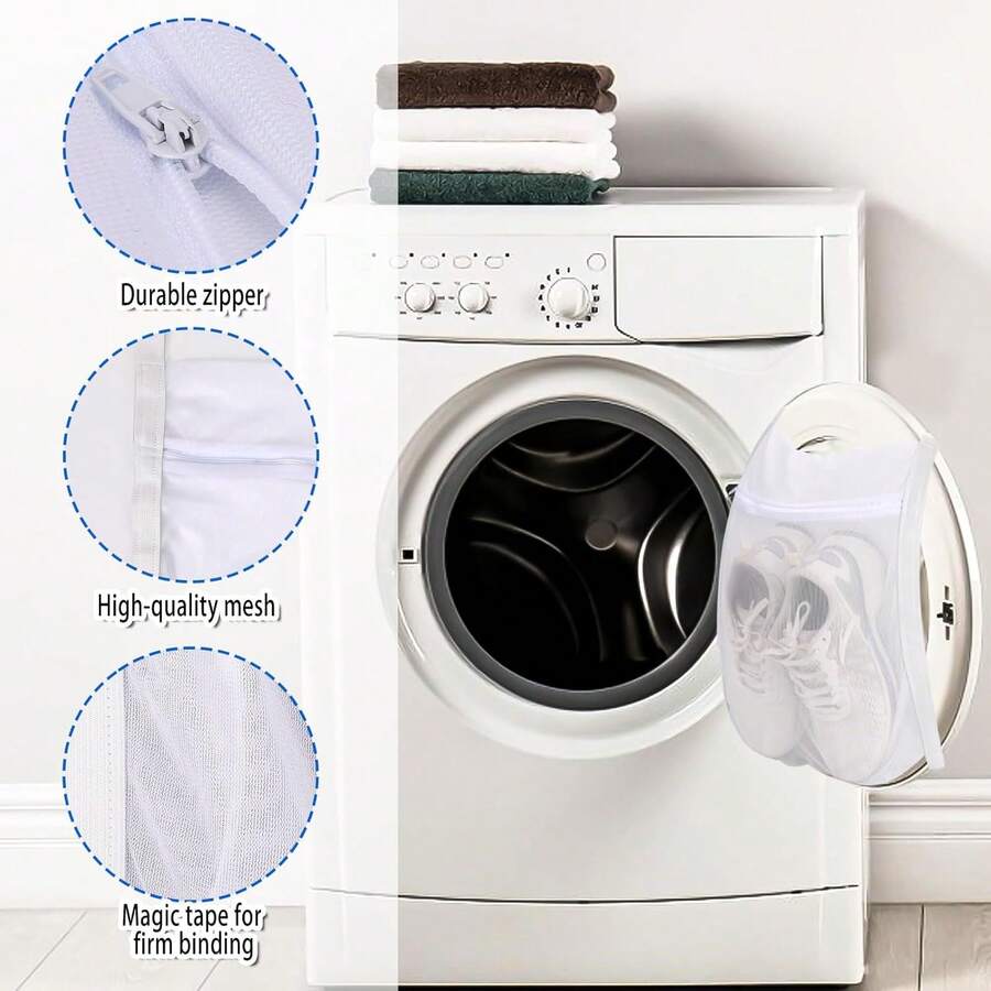 Waschbare & wiederverwendbare Schuh-Trocknungstasche, Kleidung & Sneakers Reinigungsaufbewahrungstasche