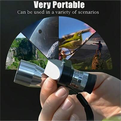 1/2 - Stitch Plush Toy - Bubu - Wedding Toy - Stress Relief Toy - Soft And Cute Toy - Mini Pocket Binoculars, 8x20 Compact Monoculars, Suitable For Hunting, Hiking, Bird Watching And Nature Exploration