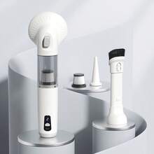 三合一宠物毛发去除器、吸尘器和美容刷 - 吸收、刷洗和吹干宠物毛发