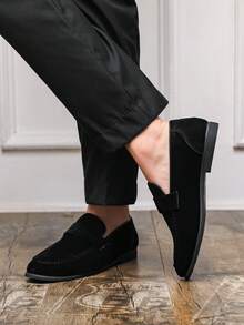 New Men's Loafers, Casual Fashion Moccasins, Comfortable Slip-On Shoes, Breathable Soft Sole Driving Shoes, Business Formal Suede Leather Shoes, Daily Commute Shoes, Fashionable Designer Men's Slip-On Leather Loafers Chic Autumn