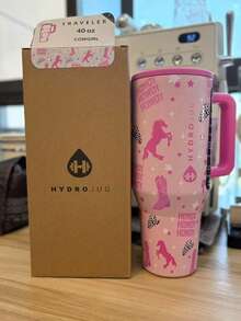 hydrojug Limited Edition Traveler 32oz/40oz Water Bottle With Handle & Flip Straw - Fits In Cup Holder, Leak Resistant Tumbler-Reusable Insulated Stainless Steel - Gifts For Women & Men - CAO BÓNG - Xem 10