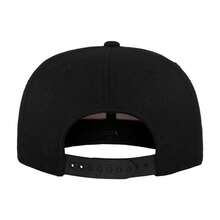 Yupoong Fitted Snapback Cap (Black) - Coffee Brown - View 2