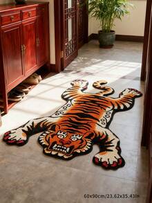 1 tấm thảm hình hổ nghệ thuật, chạm khắc chi tiết, thêm nét cá nhân cho ngôi nhà, thảm phòng khách, thảm trải sàn, thảm trang trí, thảm nhà bếp trang trí Giáng sinh có thể giặt được - Nhiều màu - Xem 14