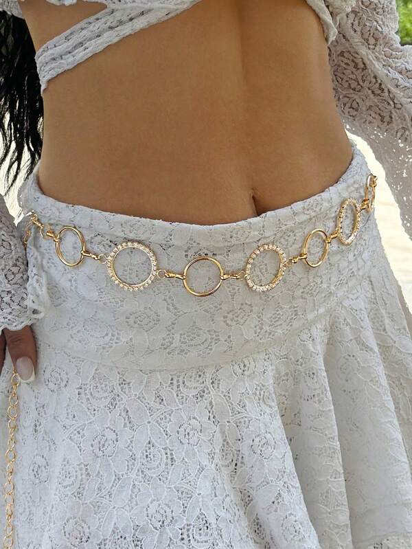 1pc Women's Christmas Element Belt - Fashionable Design Christmas Gift, Perfectly Matches Holiday Outfits And Daily Wear, Christmas Decoration