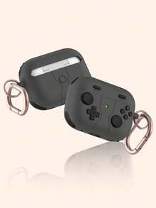 1 件装液态硅胶防摔厚耳机保护壳，适用于 Pro 第 2/4 代 - 灰色 - 查看 4