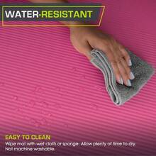 Thick Yoga and Pilates u201D 13mm or 1 25mm 71 - inch Long High Density Exercise with Comfort Foam and Carrying Strap - Color rosa + 1,27 cm - Ver 4