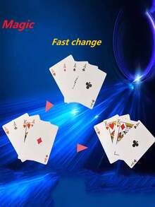 Juego de Cartas Mágicas Magic Master, Duradero y Versátil - Transformación Instantánea, Sin Baterías Necesarias, Adecuado para Fiestas, Cumpleaños y Bailes de Vacaciones, Ideal para Rompecabezas, Alivio del Estrés y Comunicación Mejorada