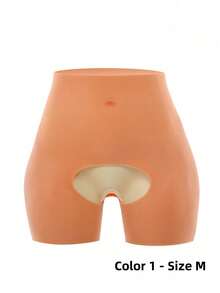Silicone Crotchless Butt-Lifting Pants S/M/L Size Silicone High-Elastic Fake Butt Pads Lift The Buttocks And Plump The Hips Split-Crotch Three-Quarter Pants Large Internal Honeycomb With Strong Adsorption Capacity High-Elasticity Anti-Curling Edge, Comfortable And Not Tight, Designed To Fit The Human Body Structure For Halloween, Weddings, Parties, Graduation Ceremonies, Birthday Gifts Accessories For Daily Wear - Multicolor - View 13