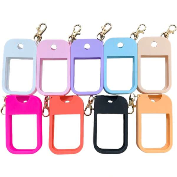 Silicone Cover For 1oz/30ml Hand Sanitizer, Apple Perfume Bottle Protector