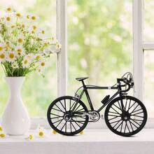 Ornamento de Bicicleta, Adorno de Bicicleta para Decorar Escrito Negro - Metálico - Ver 3