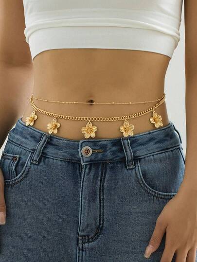 1pc Women's Christmas Element Belt - Fashionable Design Christmas Gift, Perfectly Matches Holiday Outfits And Daily Wear, Christmas Decoration