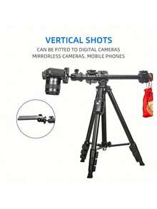 Aluminum Alloy Tripod Extension Cantilever - 1.4fl Vertical Shooting Support Stand With Screw Hole & Adjustable Clamps For Precision Control, Ideal For Aerial Photography & Filming