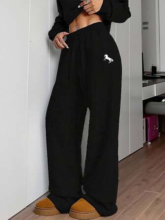 Women'S Outdoor Sports Casual Straight-Leg Pants, Autumn/Winter Tights