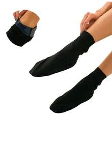 2 Pairs Socks & Gloves Set, New Summer Outdoor Sports And Fitness Sauna, Moisturizing Hands, Anti-Dryness And Cracking Gloves, Sports Training Coated, Suitable For Daily Fitness, Running, Yoga, Pilates Gym Accessories - Multicolor - View 3