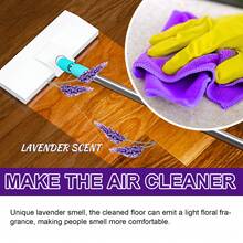 Floor Cleaner Agent Multi Surface Dirt Oil Stains Removal For Kitchen Bathroom Wooden Floor Marble Ceramic Tile Polishing Decontamination Removing Odors Lavender Fragrance Repair Scratch Detergent - 紫色 - 查看 9