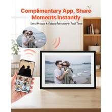 260 Mm Digital Picture Frames (2-PK), 1280x800 HD IPS Touch Screen Electronic Photo Frame, 32GB Memory, Auto-Rotate Portrait Or Landscape, Share Moments Instantly Via App, For Parents Friends