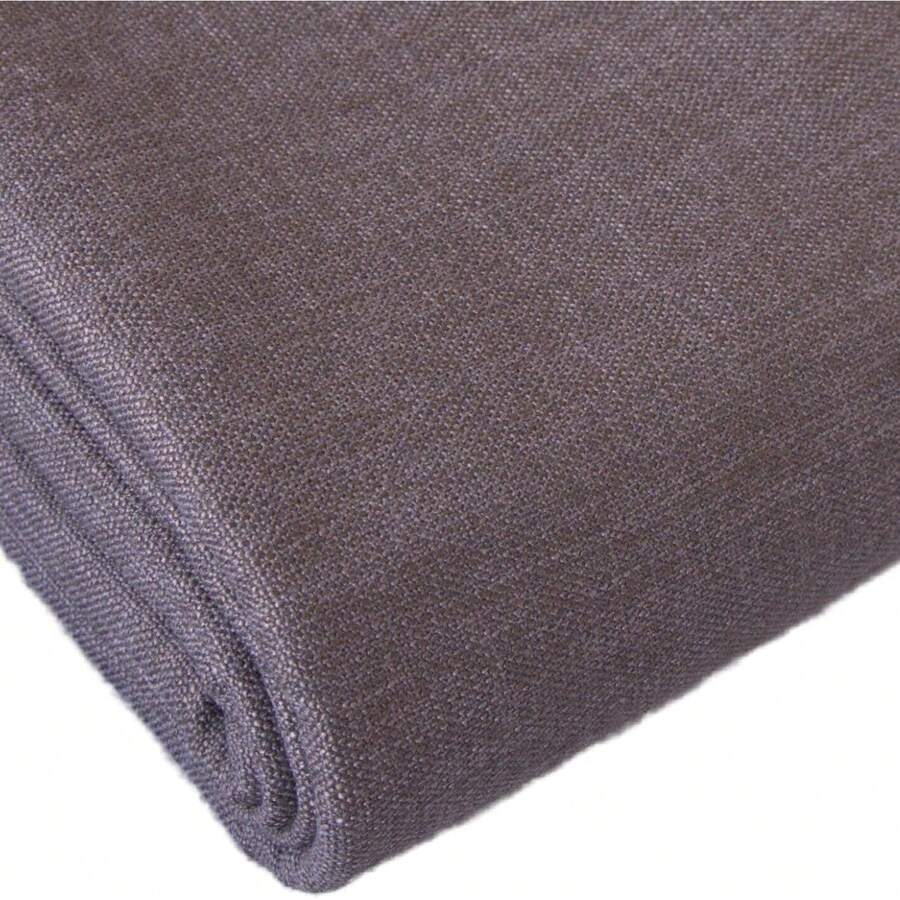 TinaKim Water-Resistant Slub Burlap Upholstery Fabric By Yard - Heavy-Duty Linen-Like Cloth For Sofa, Chair & Car Seat Covers, 54" Wide, Indoor/Outdoor Use (16 Dark Grey, 2 Yard)