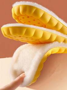 Lamb Wool Warm Insoles, Wool Self-Heating Warm Insoles, Winter Thickened Plush Anti-Odor Soft Insoles, Sports Running, Outdoor Products, Winter Warm Shoes - Multicolor - View 2