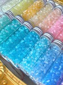 150pcs 4mm Rainbow Striped Cat Eye Seed Beads, Loose Beads For DIY Jewelry Making, Phone Straps, Keychains