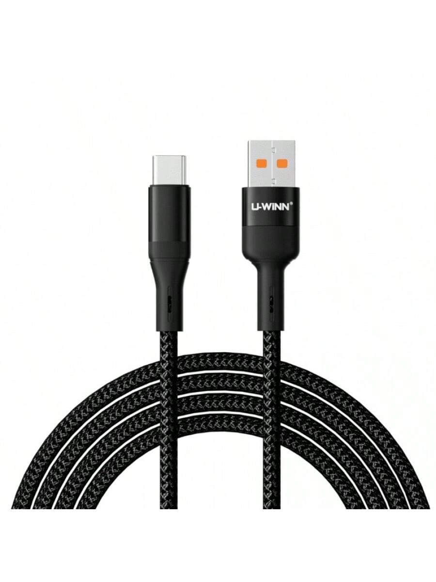 L202 Cable Tipo C 2.4A 1M Negro USB 3.0