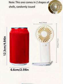 Travel Essential 1pc-Handheld Battery Powered Cartoon Mini Fan, Portable, Suitable For Summer And Outdoor, Sports, Travel, Kitchen, Bedroom, Office, And For Women, Men, Adults,, Beach Accessories, Portable Women Cosmetic Hand Fan