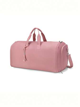 حقيبة سفر متعددة الوظائف ذات سعة كبيرة مع فصل رطب وجاف، حقيبة كتف مع حجرة حذاء مستقلة، تناسب البدلات والفساتين، حقيبة سفر وحقيبة أمتعة للسفر والأعمال والعطلات، حقيبة سفر متعددة الوظائف محمولة، حقيبة نهاية الأسبوع متعددة الاستخدامات للجنسين